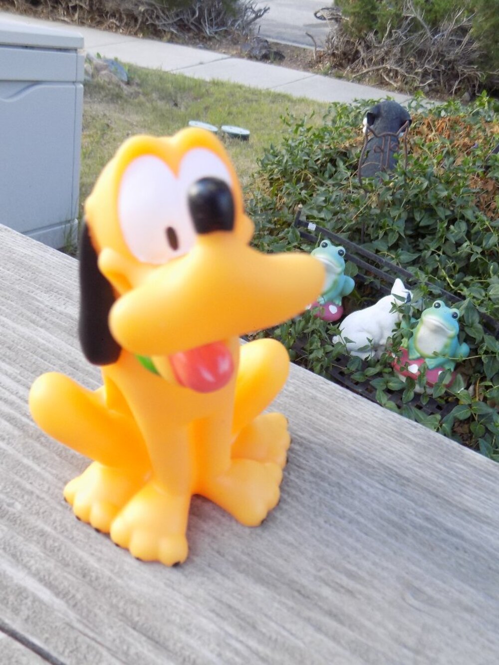 PLUTO RUBBER TOY, Cake Topper *